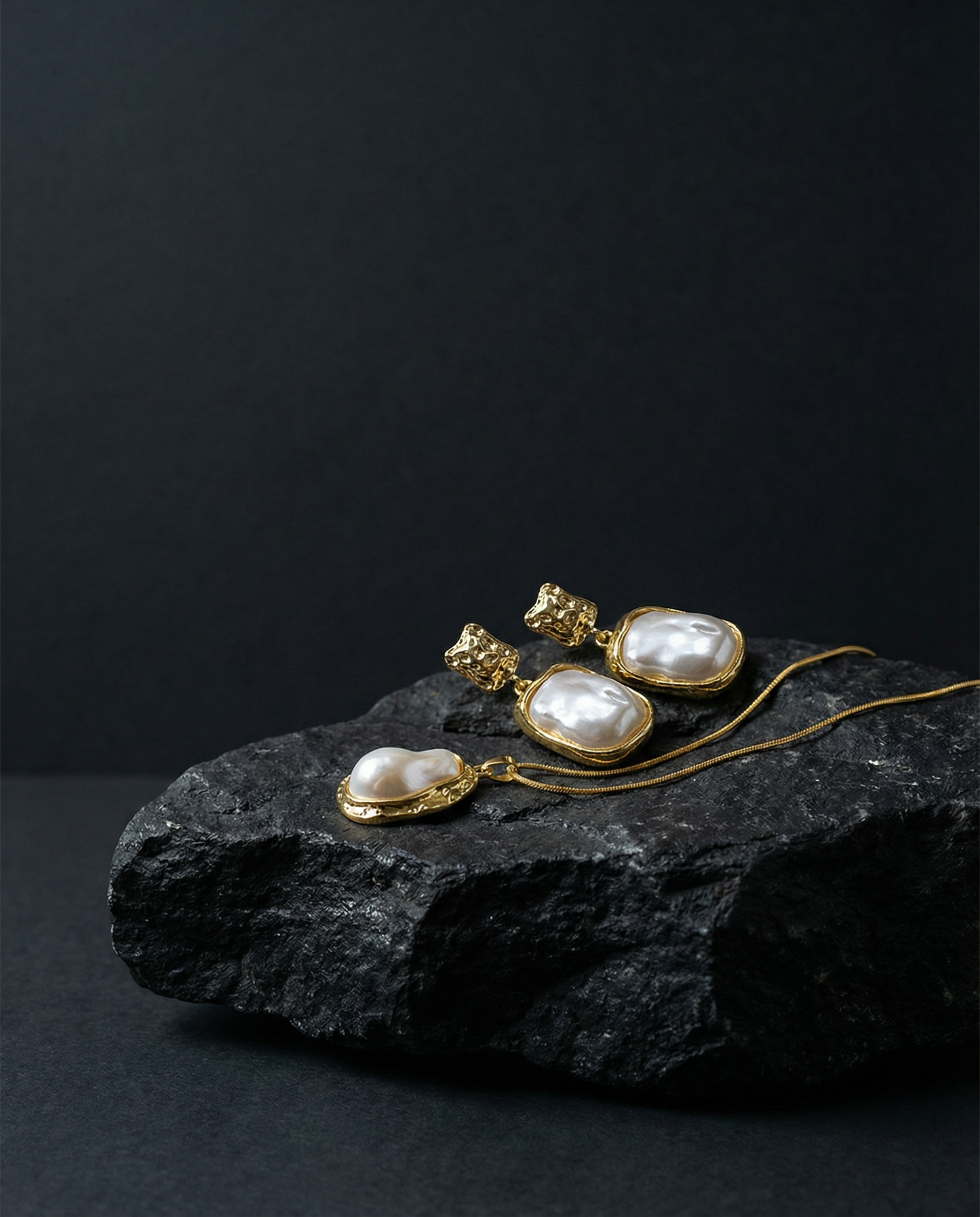 Baroque Pearl Jewelry Set