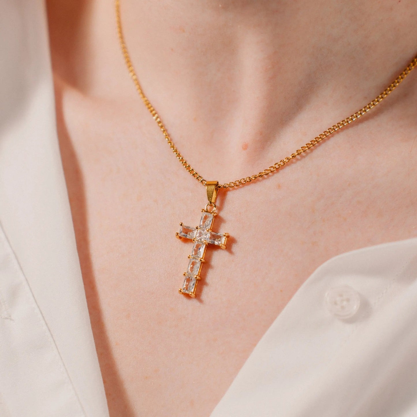 Cross Necklace | Customizable Necklace | Unisex Gift