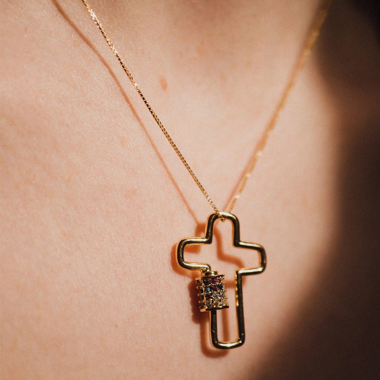 Cross Necklace, Prayer Necklace, Handmade Gift