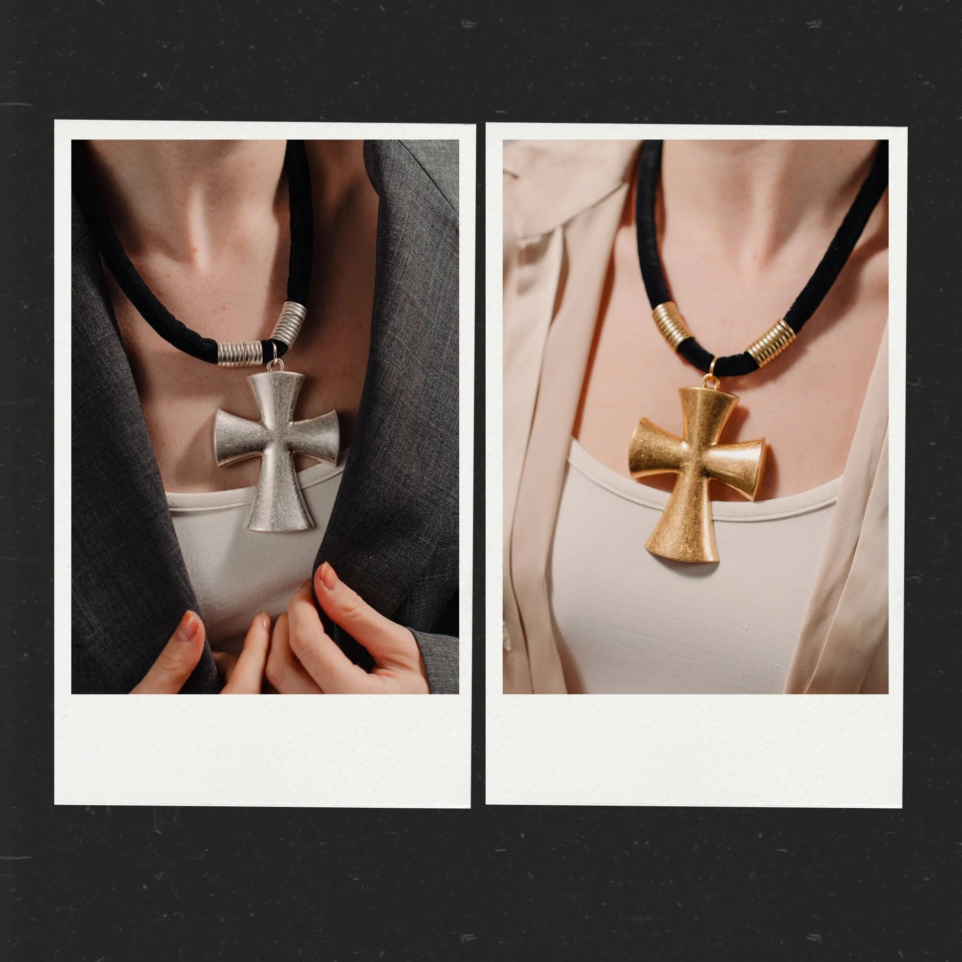 Cross Necklace, Religious Charm, Gift for Her