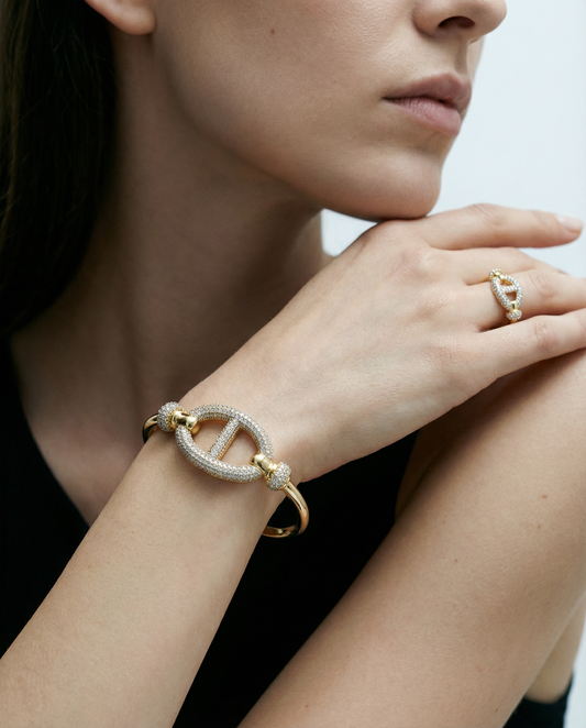 Pavé Toggle Jewelry Set