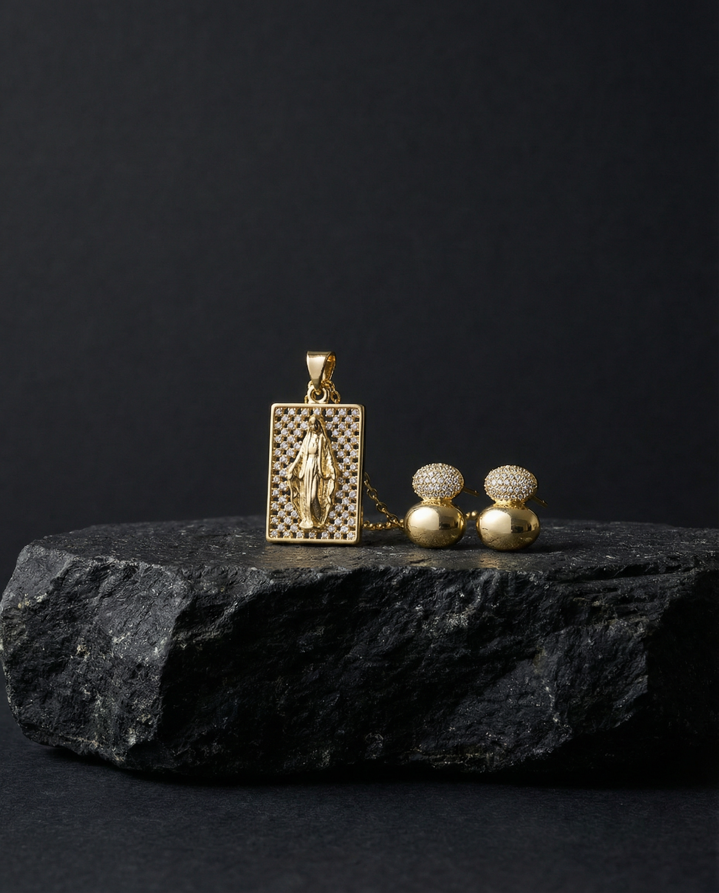 Luxury Catholic Jewelry Set