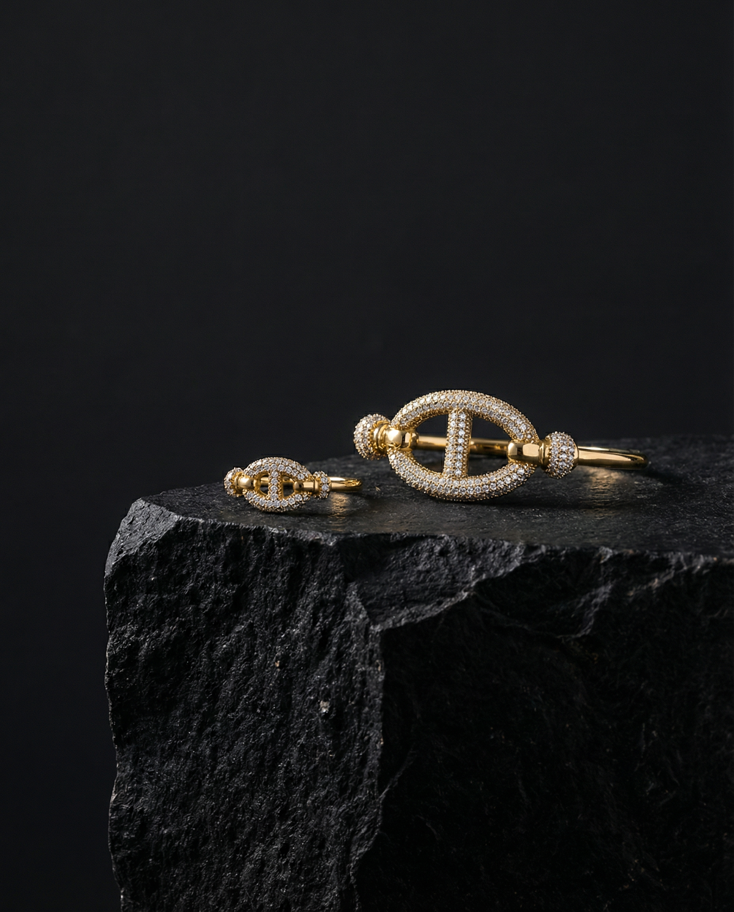 Pavé Toggle Jewelry Set