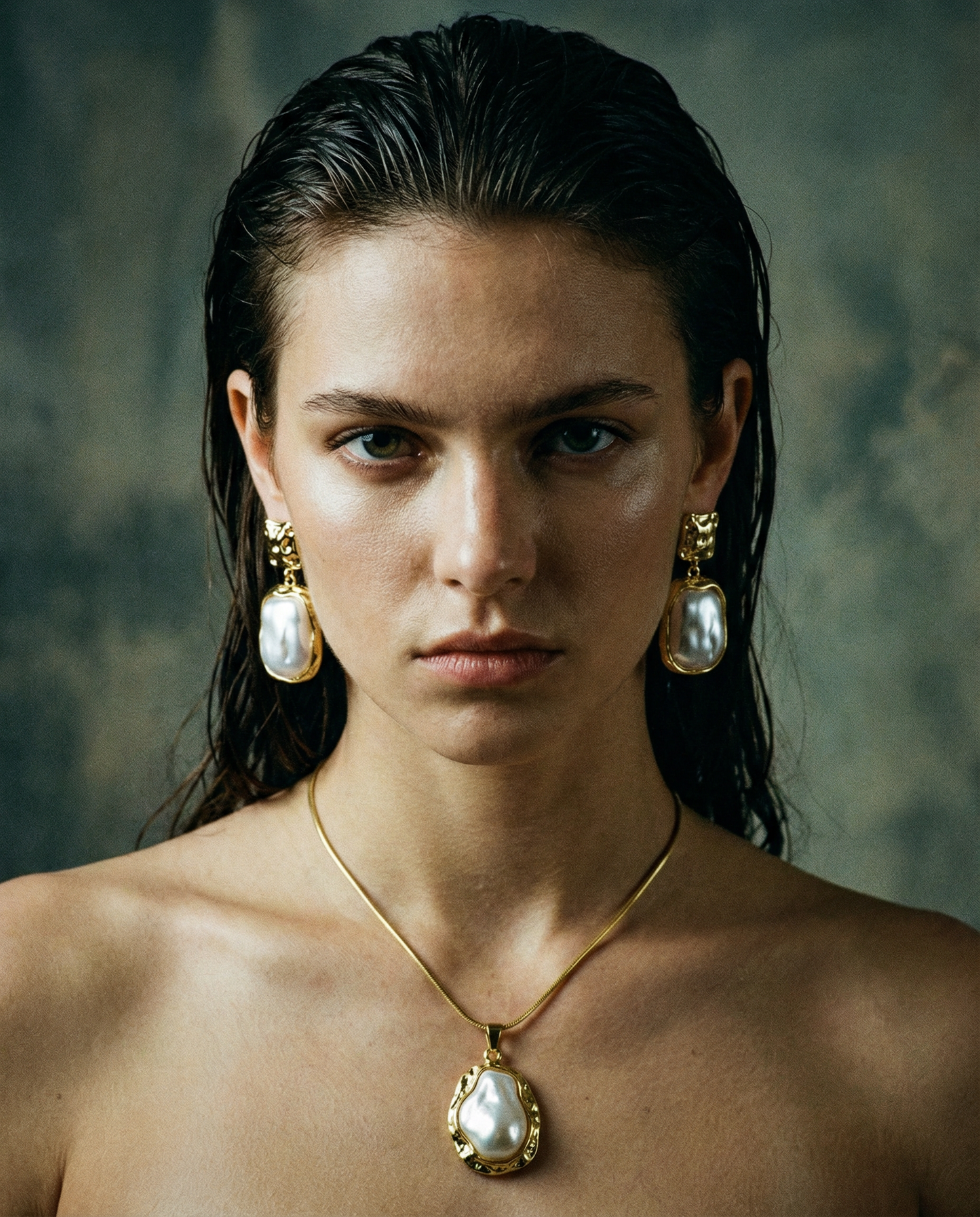 Baroque Pearl Jewelry Set